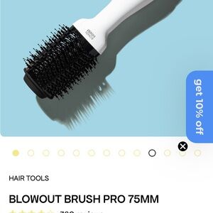 Tangle Teezer Blowout Brush Pro 75mm - Black and White